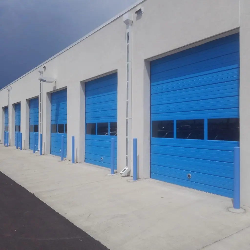 Blue Garage Doors