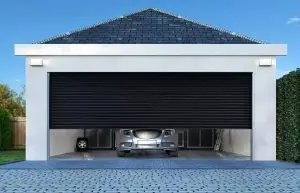 Garage door opening
